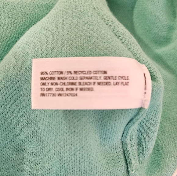 *Men's Turquoise Green Short Sleeve Button Up Polo Shirt Size XL NWT - Picture 6 of 7